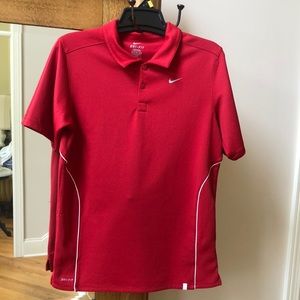 Nike dri fit collared tennis shirt, boys